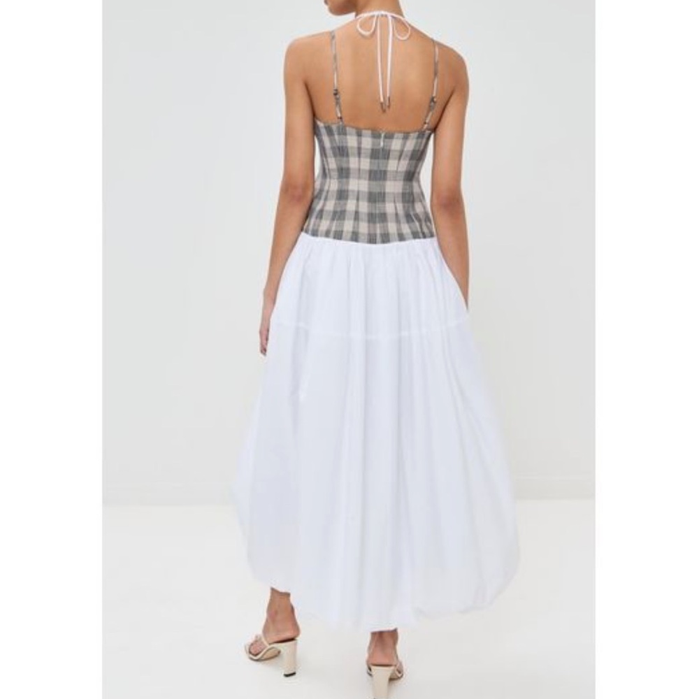 Pfeiffer Checked Bustier Midi-Dress - Picture 5 of 6